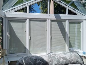Sussex Conservatory with closed BetweenGlassBlinds