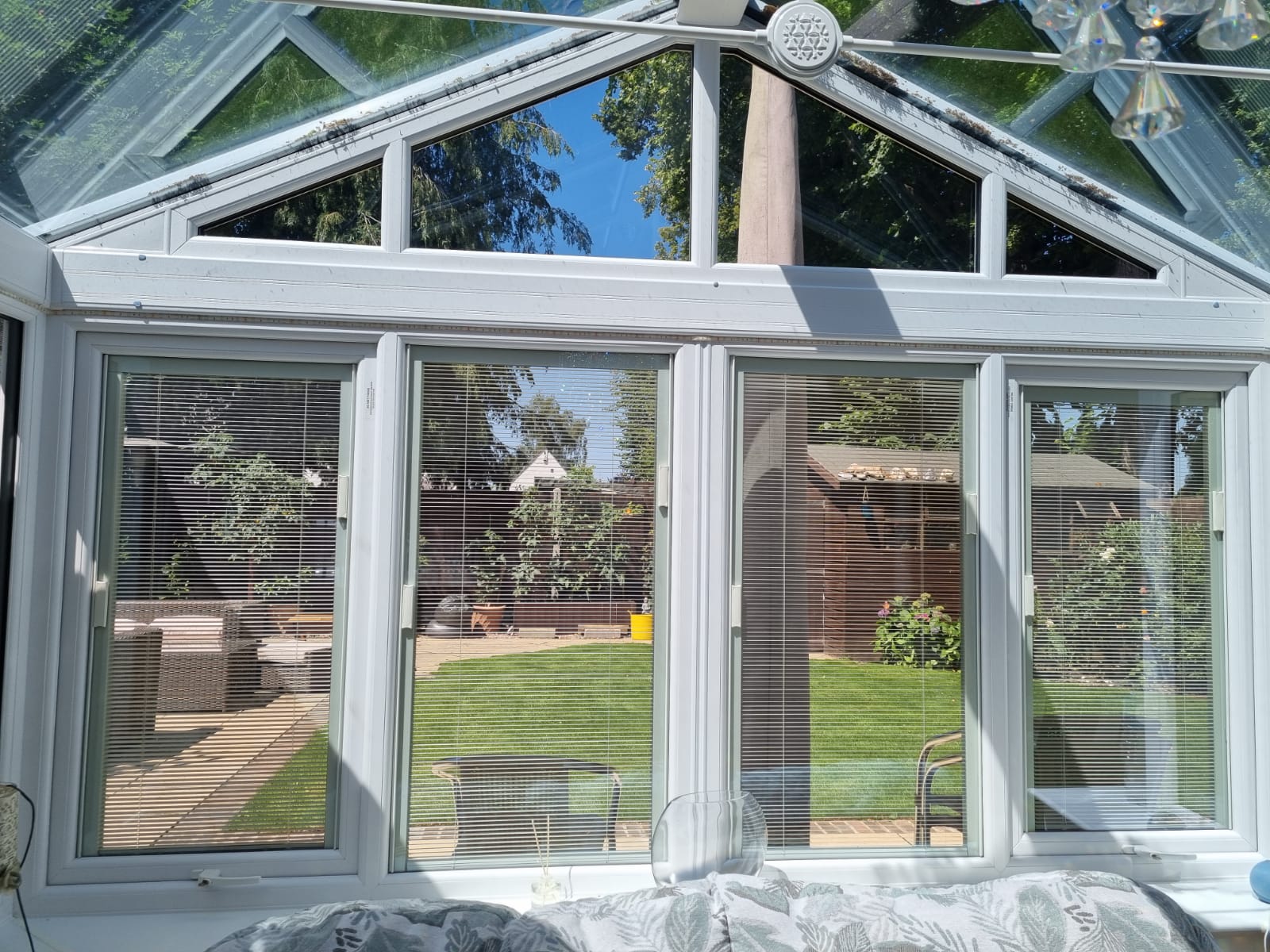 Conservatory in Sussex with BetweenGlassBlinds