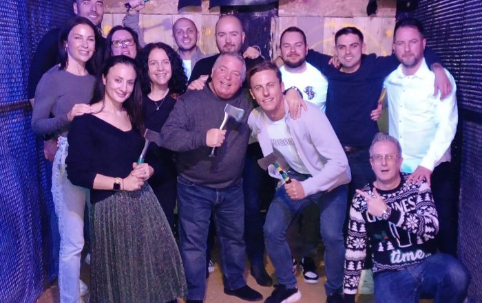 Axe Throwing at the Office Christmas Party